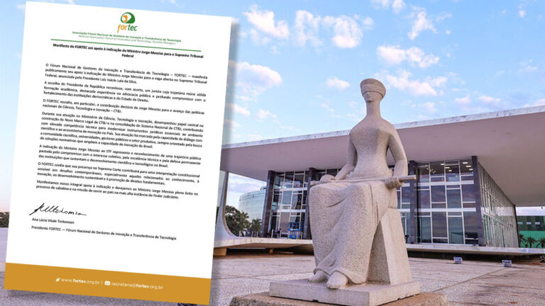 Manifesto do FORTEC em apoio à indicação do Ministro Jorge Messias para STF